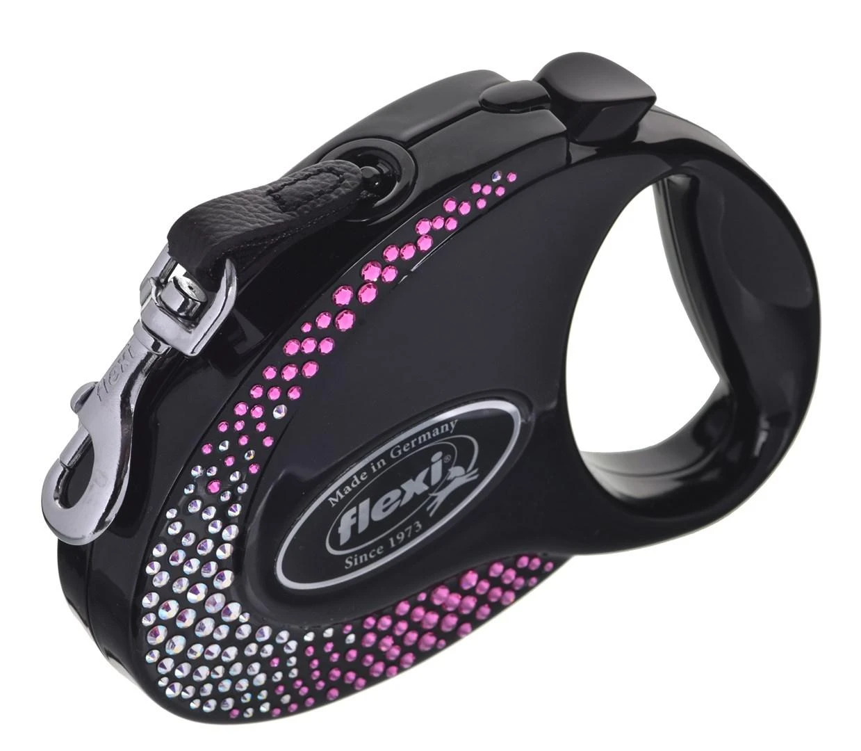Flexi FLEXI LEASH GLAM M / M DYDŽIO KOMPOZICIJOS Onyx JUODA