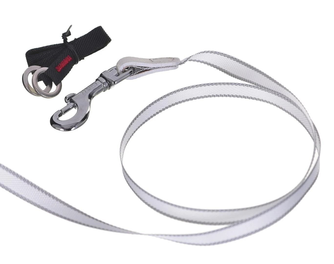 FLEXI Glam Splash Rožinė with Swarovski crystals M - Dog Retractable lead - 5 m - baltas