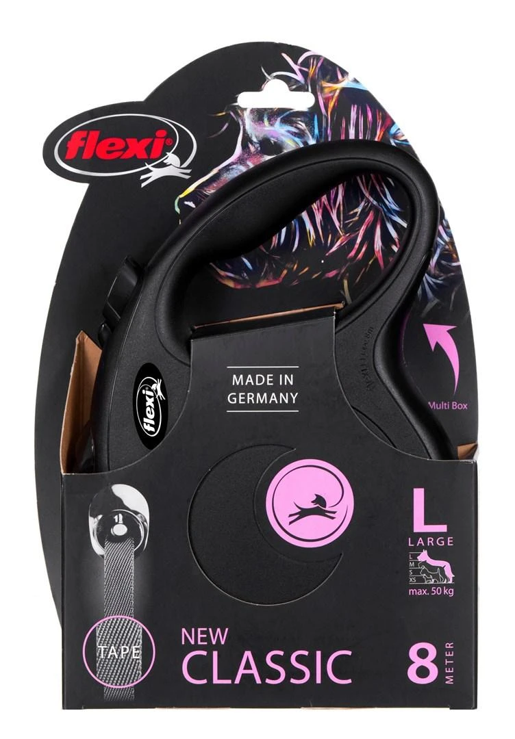 Trixie Flexi Xtreme šunų pavadėlis, S, iki 20 kg, 5 m, oranžinis