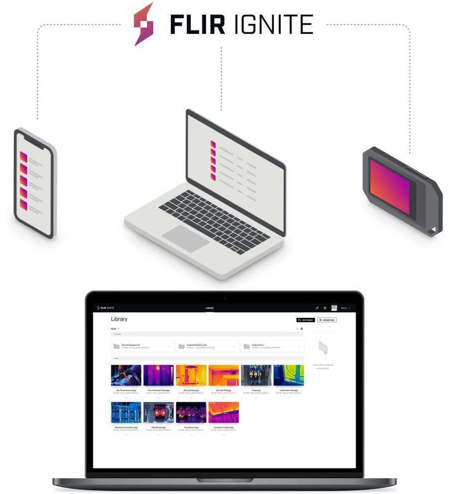 Termovizinė Kamera - FLIR C3-X 128x96 Juoda