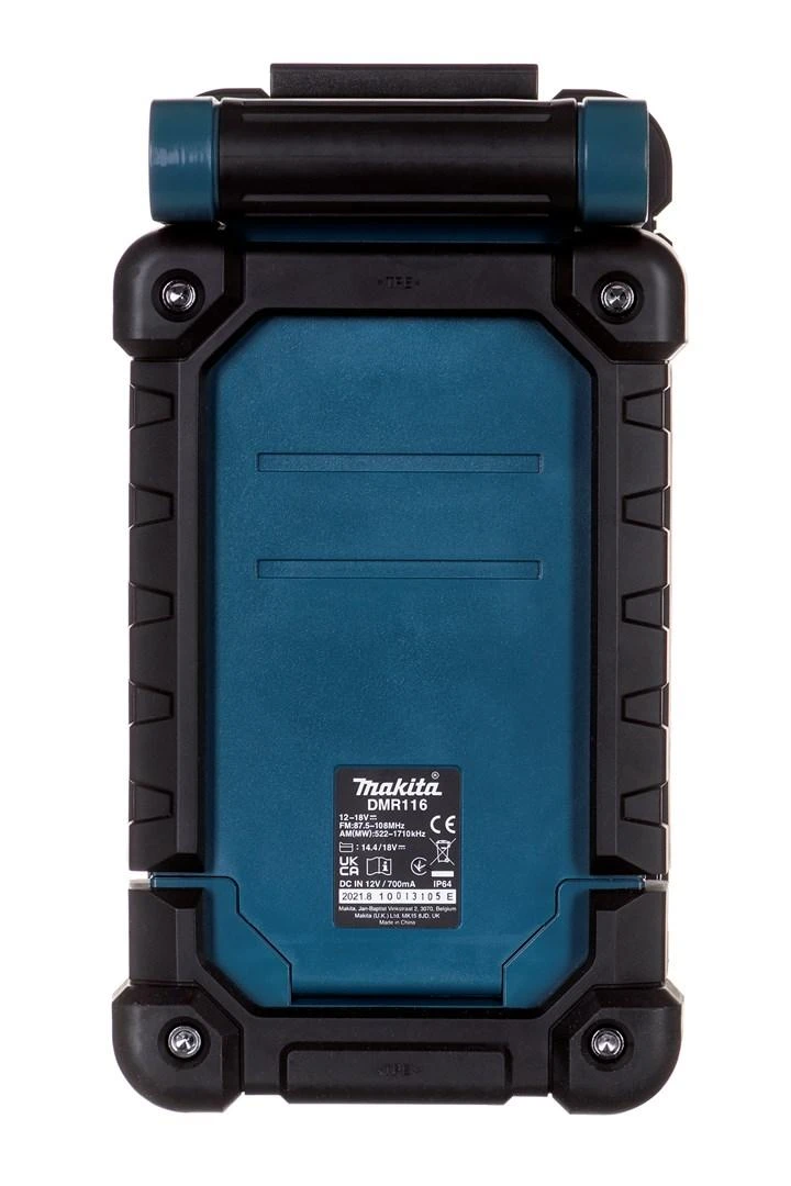Makita Radijas LXT® / "G" / AC DMR116 14,4V LXT® • 18V LXT® • 14,4V "G" • 18V "G" • AC