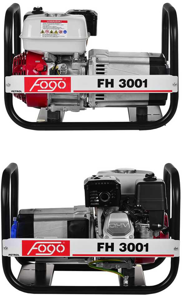 FOGO PORTABLE MAITINIMO GENERATORIAUS FH 3001 3.0kW 230V