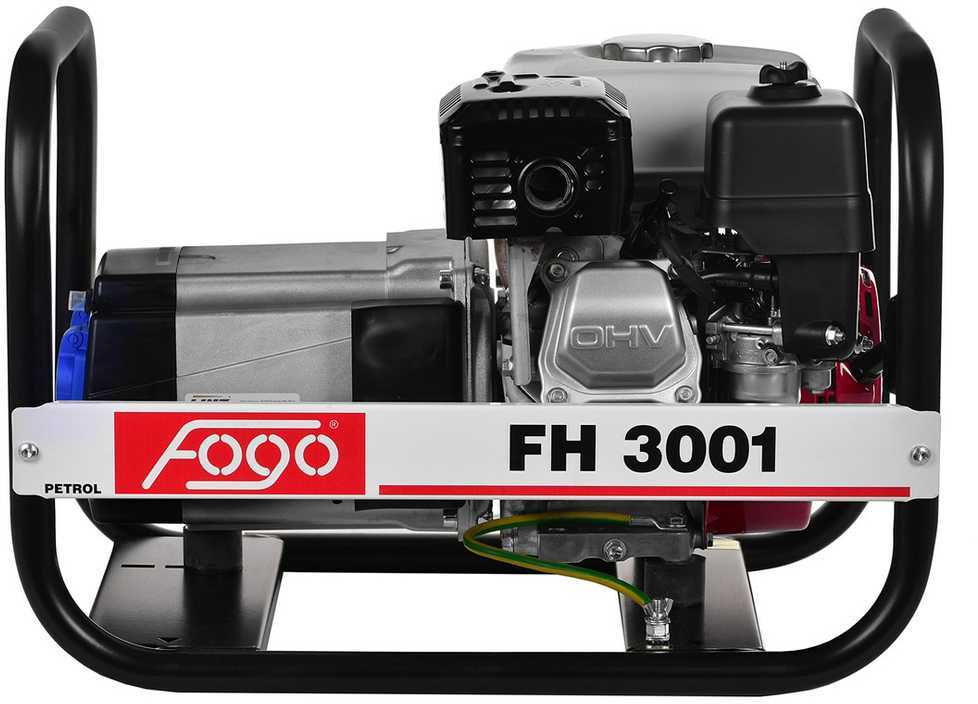 FOGO PORTABLE MAITINIMO GENERATORIAUS FH 3001 3.0kW 230V