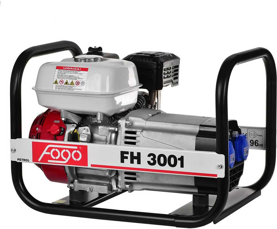 FOGO PORTABLE MAITINIMO GENERATORIAUS FH 3001 3.0kW 230V