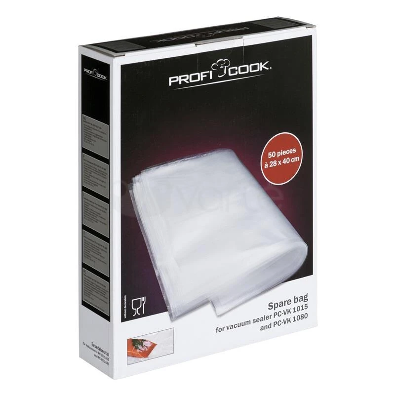 Profi Cook Proficook Vakuuminiai maišeliai dideli 28x40cm 50 vnt.