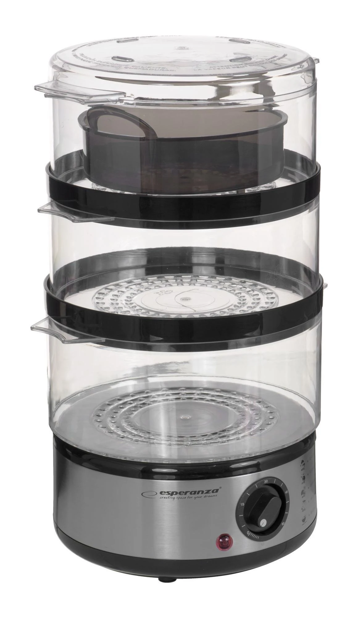 Garų Puodas - Esperanza 3 Nerūdijančio Plieno 400 W 7,5L