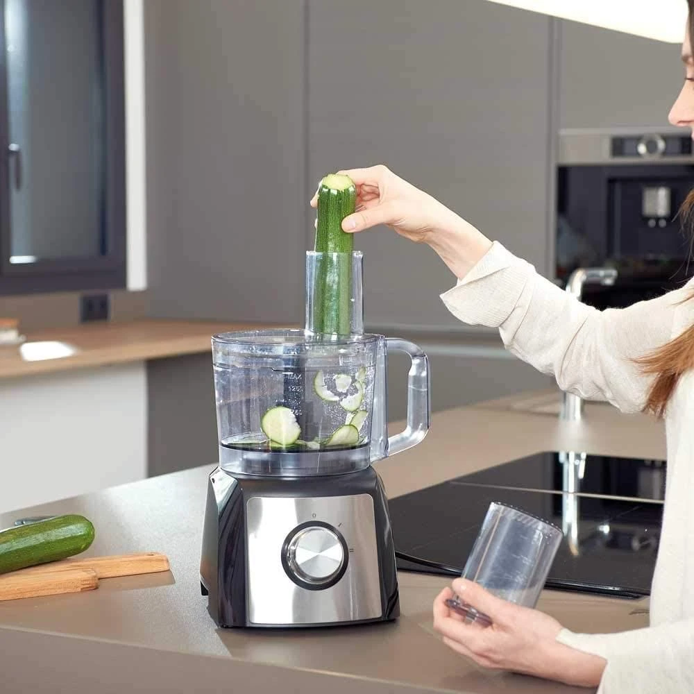 Virtuvinis kombainas Black & Decker juodas+decker Food processor Juodas & Decker BXFPA1200E (1200W)