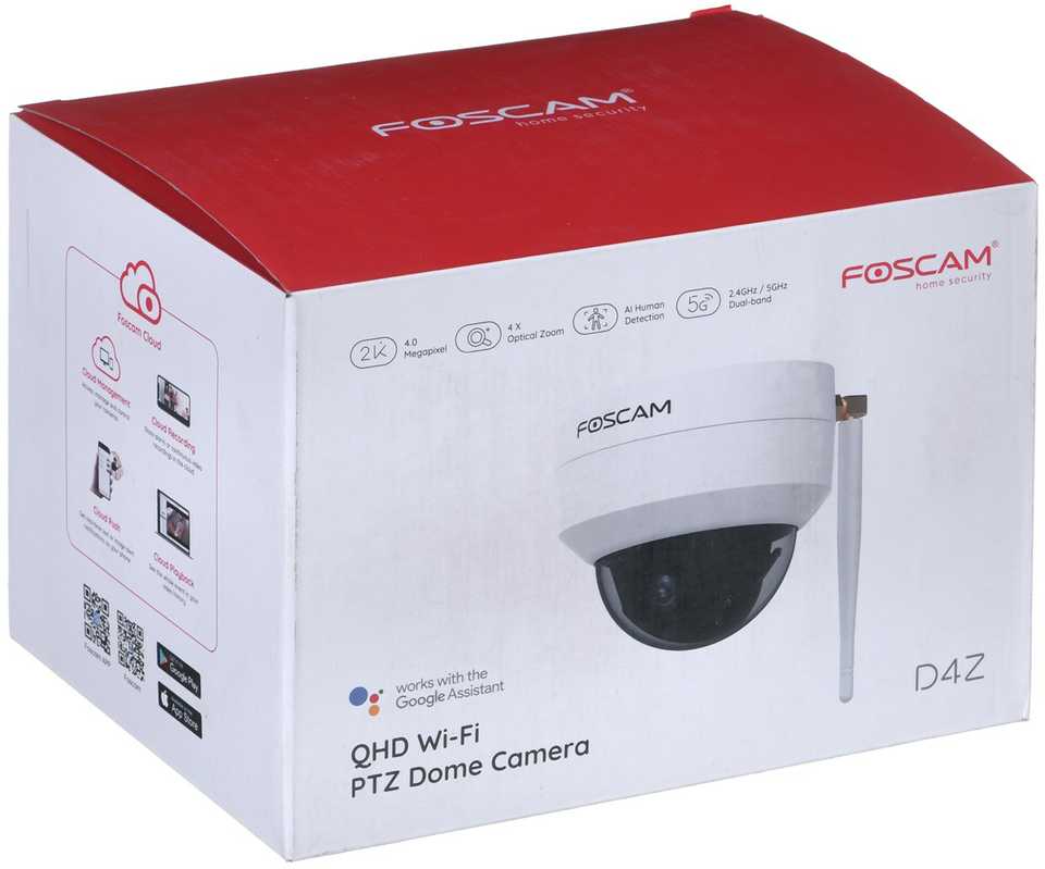 Foscam D4Z OUTDOOR 4MP Balta
