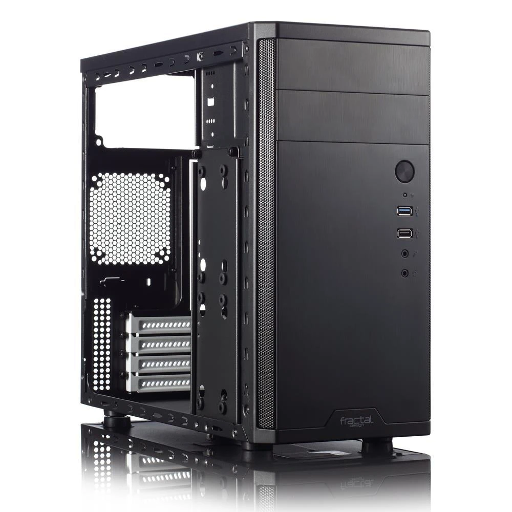 „Fractal Design“ | „CORE 1100“ | Juodas | „Micro ATX“ | ATX maitinimo šaltiniai, iki 185 mm, jei sumontuotas tipinio ilgio optinis įrenginys