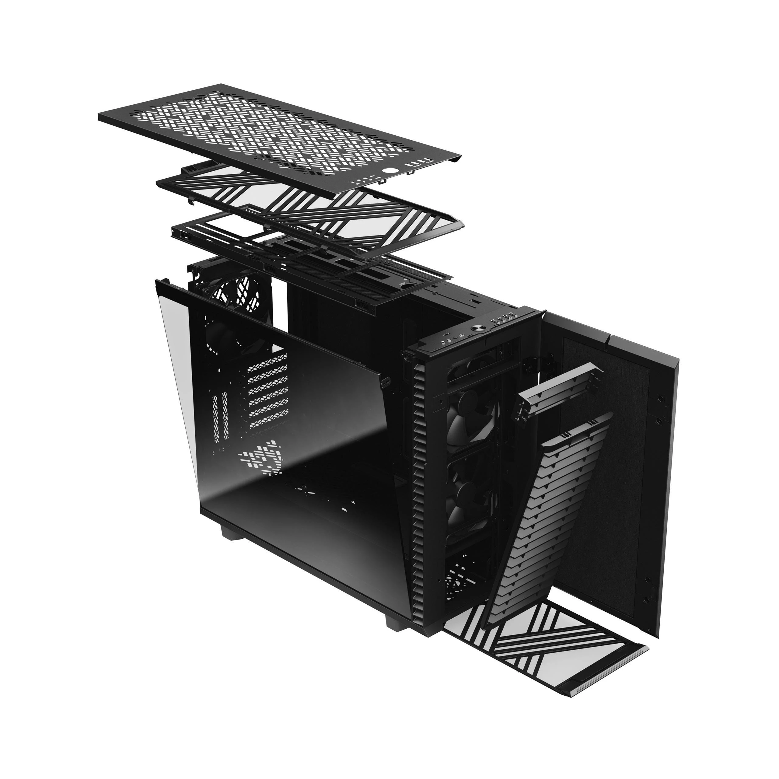 Fractal Design Define 7 „Midi Tower“ Juoda