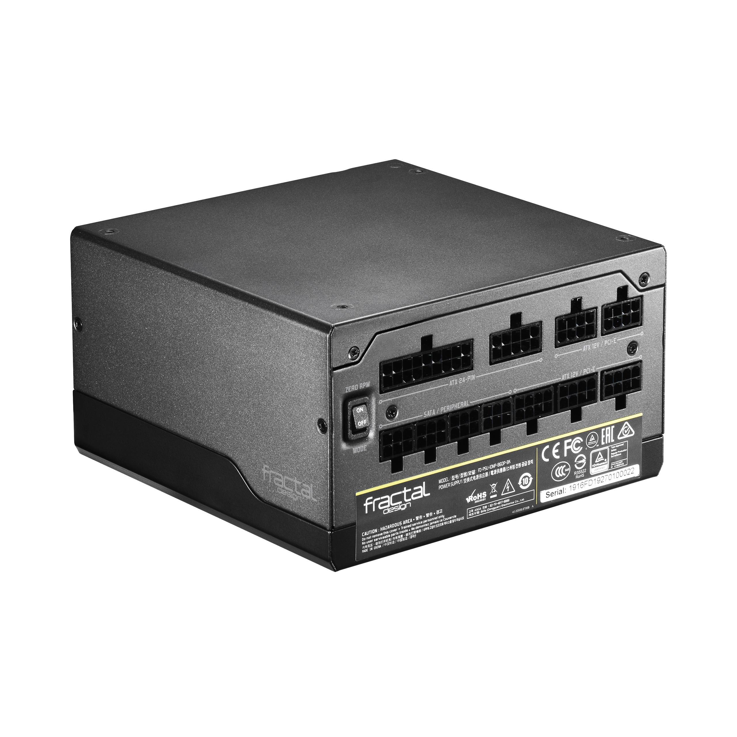 Fractal Design Fraktalų dizainas | Visiškai modulinis PSU | ION Gold 850W | 850 W