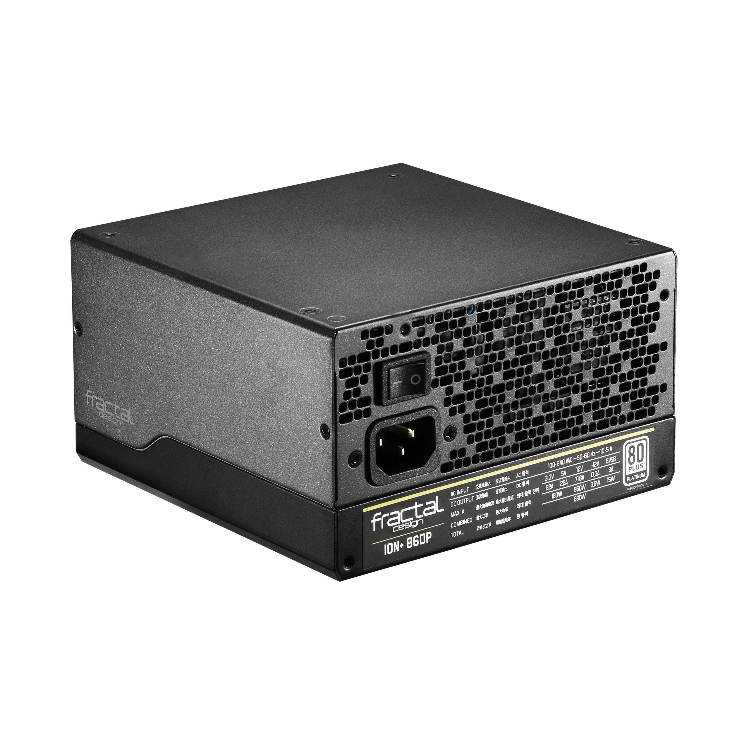 Fractal Design Fraktalų dizainas | Visiškai modulinis PSU | ION Gold 850W | 850 W