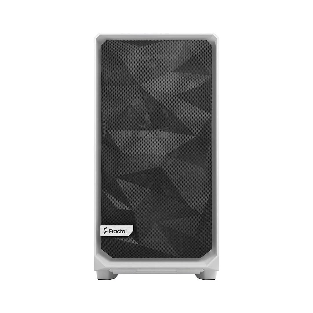 Fractal Design Fraktalų dizainas | Meshify 2 Lite TG Clear | Šoninis langas | Baltas | E-ATX | Įtrauktas maitinimo šaltinis Nr. | ATX