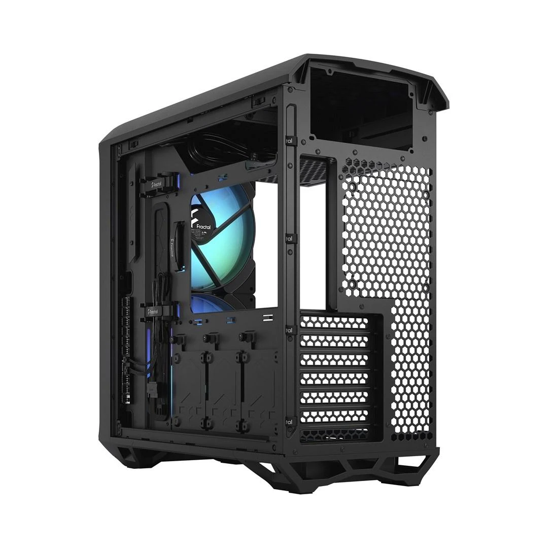Fractal Design Fraktalų dizainas | Torrent kompaktiškas RGB TG šviesos atspalvis | Šoninis langas | Juodas | ATX