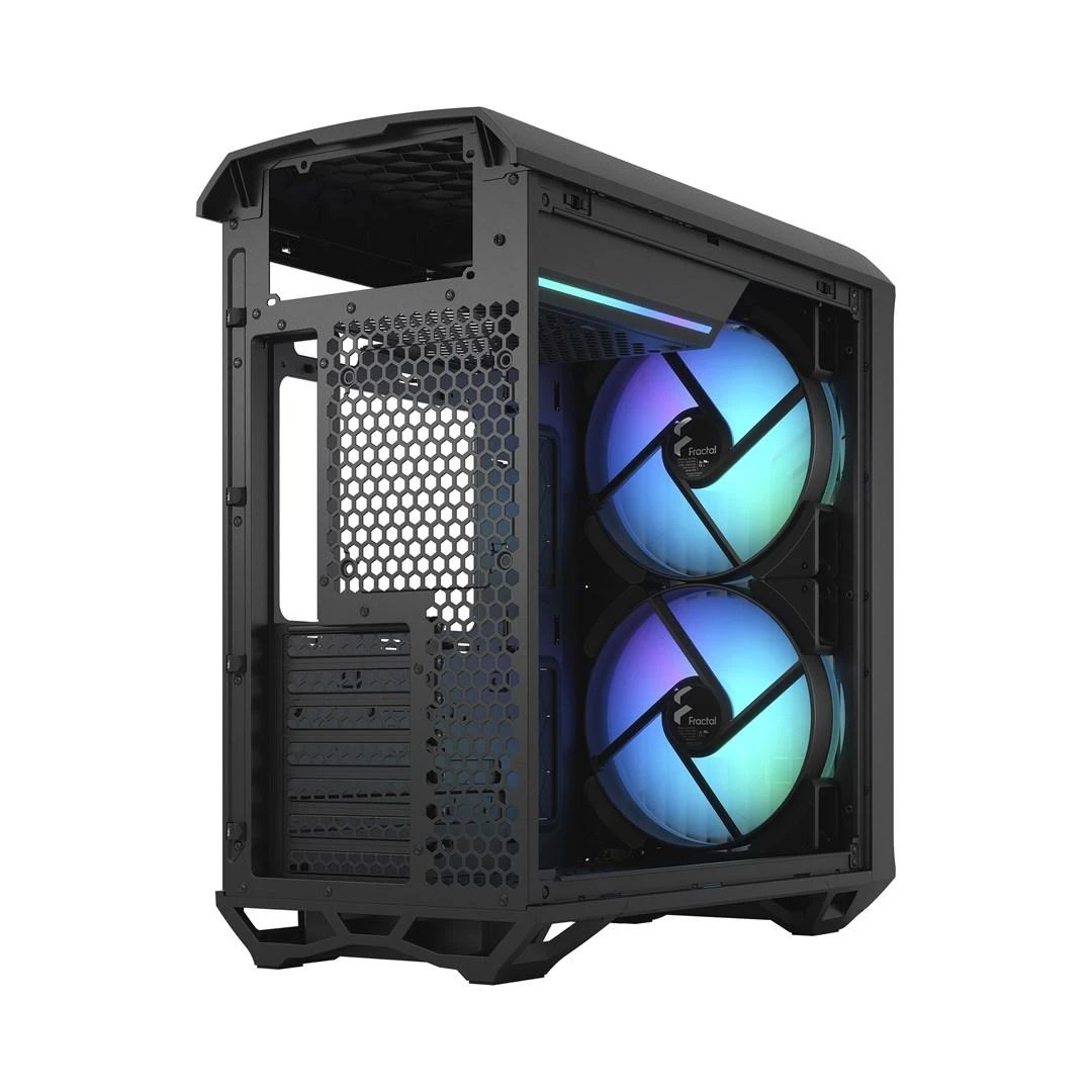 Fractal Design Fraktalų dizainas | Torrent kompaktiškas RGB TG šviesos atspalvis | Šoninis langas | Juodas | ATX