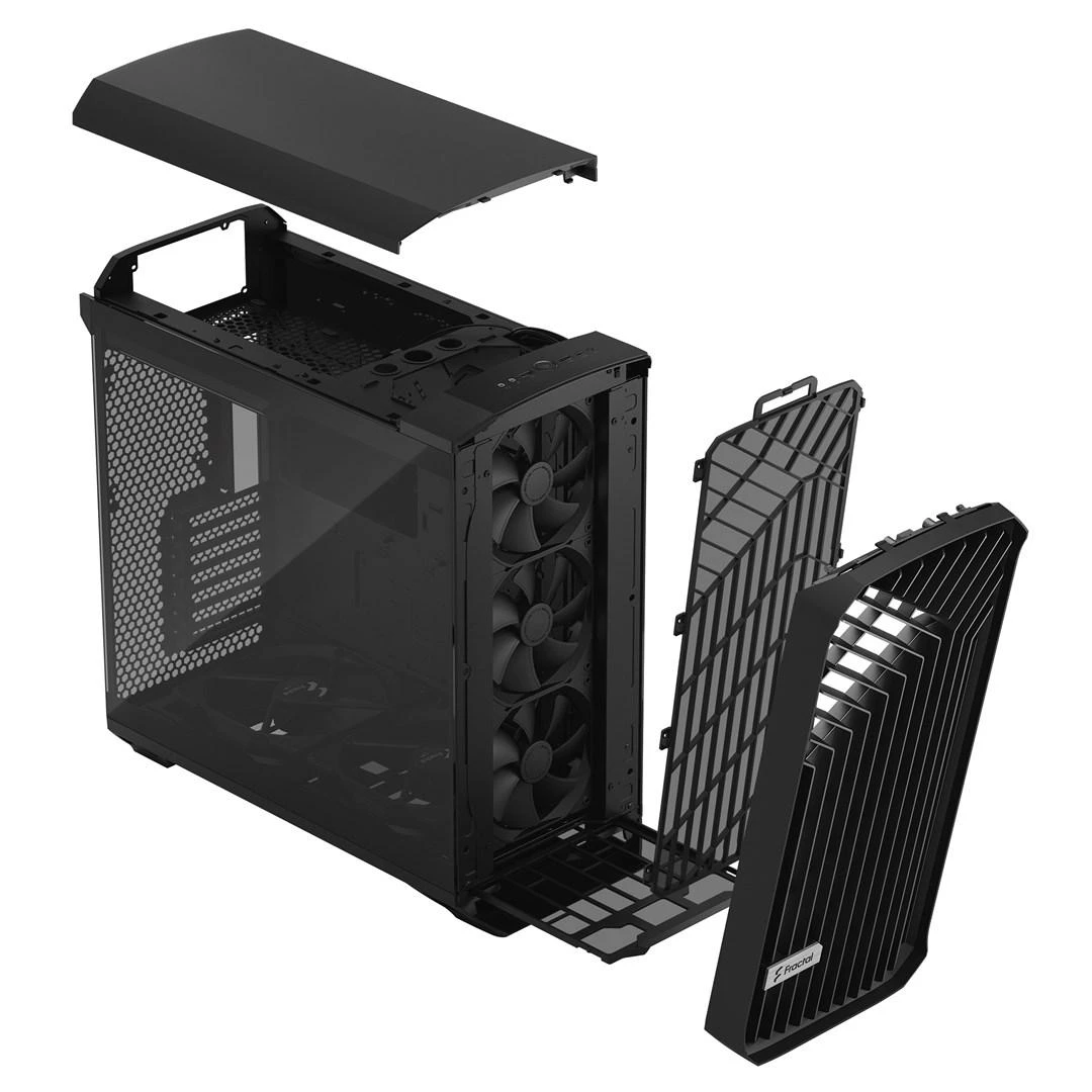 Fractal Design | Torrent Juodas TG Light Tint | Juodas | ATX