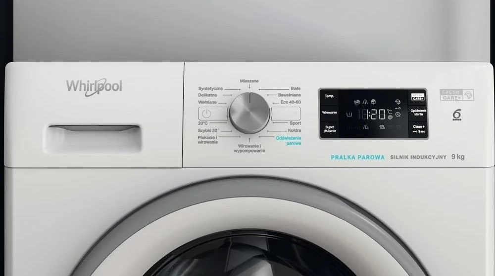 Laisvai pastatoma skalbimo mašina Whirlpool FFB 9258 SV EN 9kg, 1200 aps./min, baltas