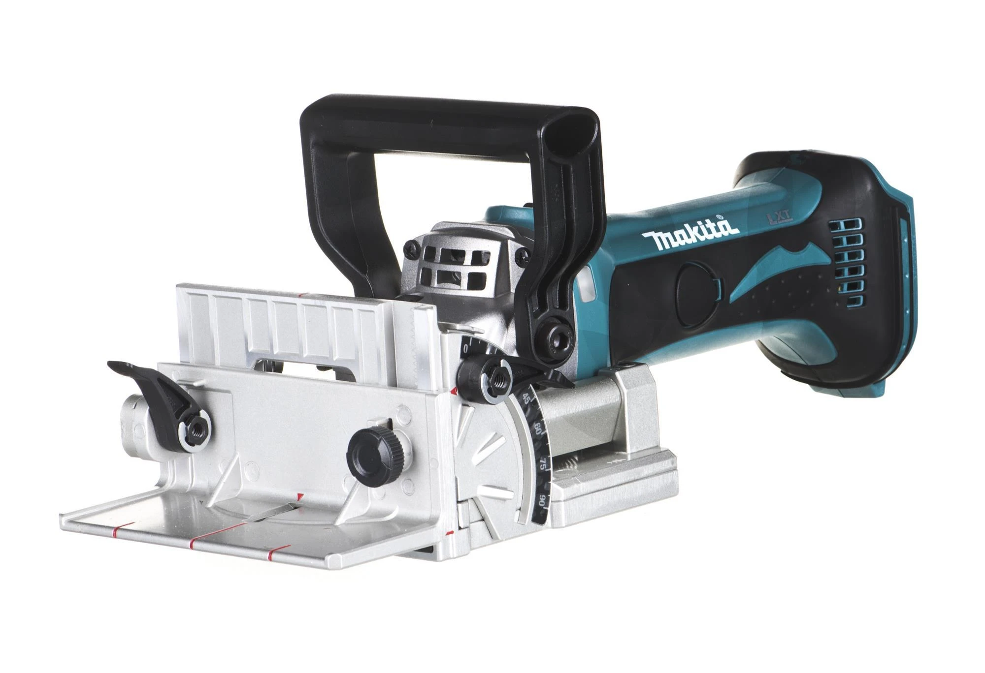 Akumuliatorinė sujungimų freza Makita DPJ180Z, 18 V Li-ion, Be akumuliatorių ir kroviklio