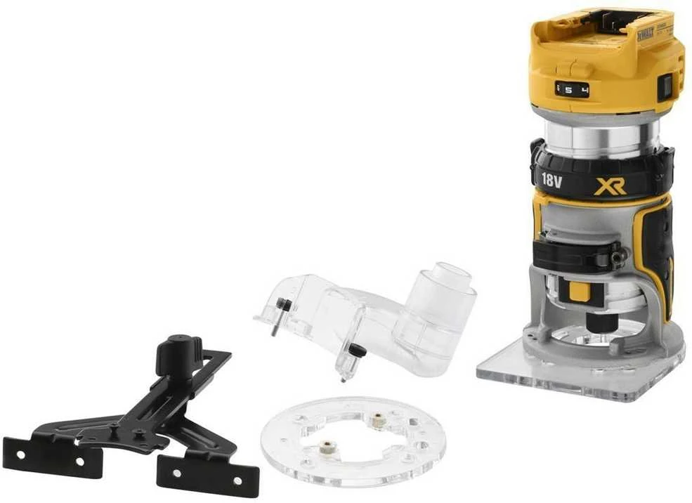 Dewalt akumuliatorinė freza DCW600N, 18V, be akumuliatoriaus ir kroviklio