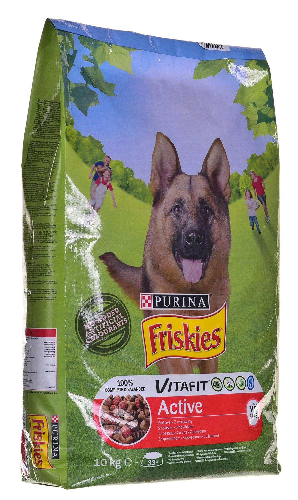 Purina Nestle Sausas Šunų Maistas - Purina Friskies Active 10kg