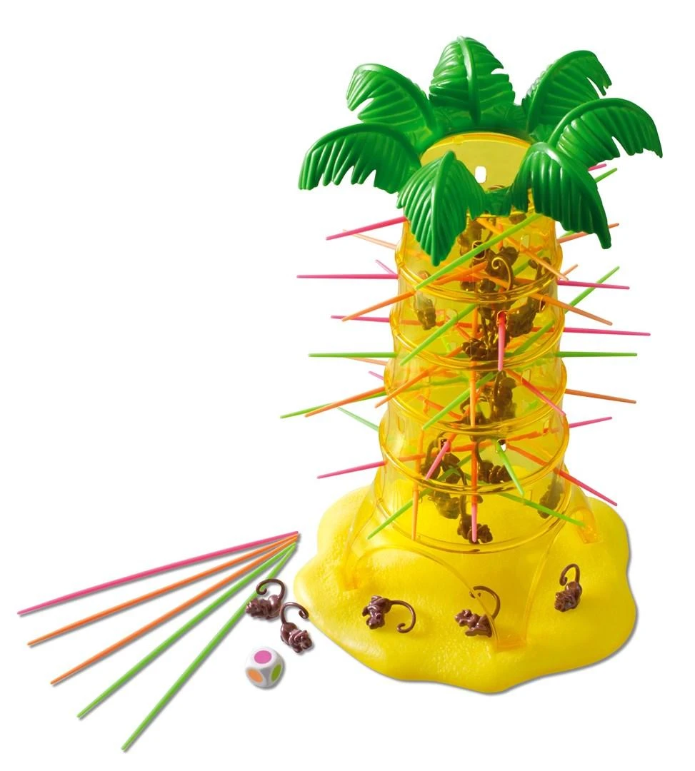 Mattel stalo žaidimas Beždžionėlės akrobatės Tumblin' Monkeys 52563
