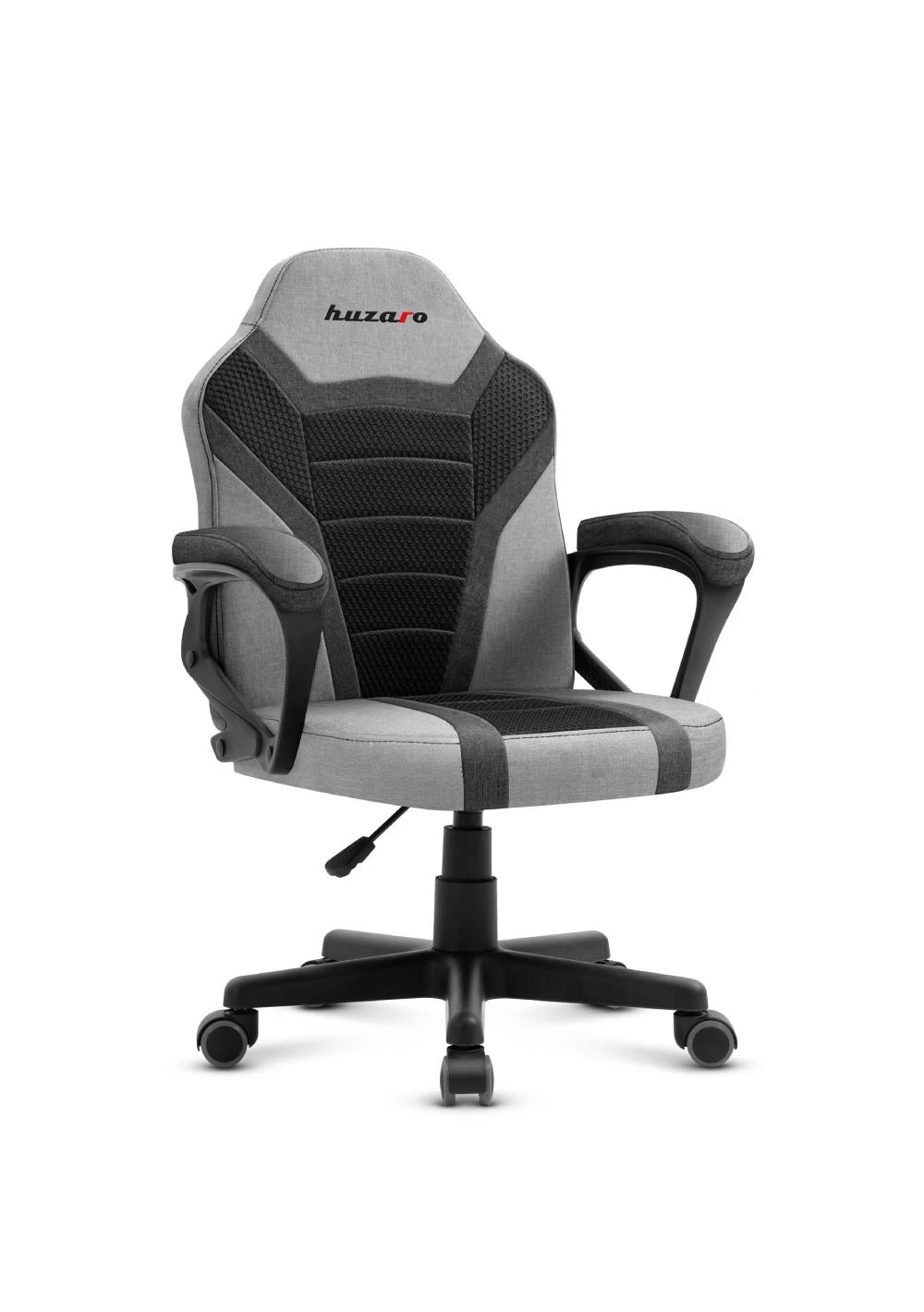 Žaidimų kėdė vaikams Huzaro Ranger 1.0, Juodos/Pilkos spalvos