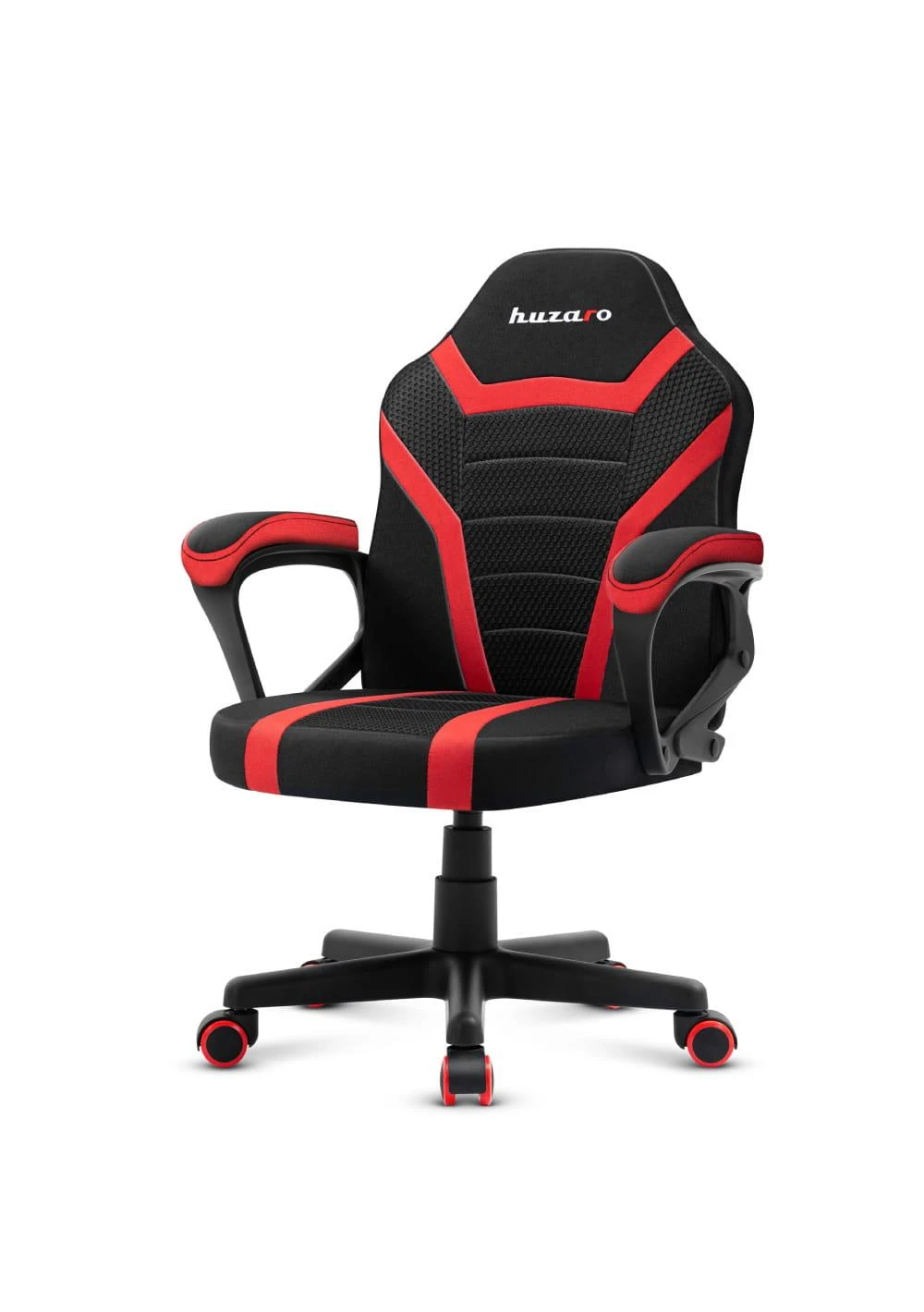 Žaidimų kėdė vaikams Huzaro Ranger 1.0, Juodos/Raudonos spalvos