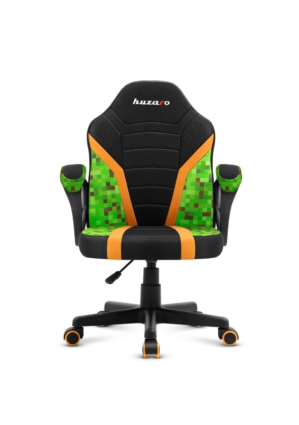 Žaidimų kėdė vaikams Huzaro Ranger 1.0, Juodos/Žalios spalvos