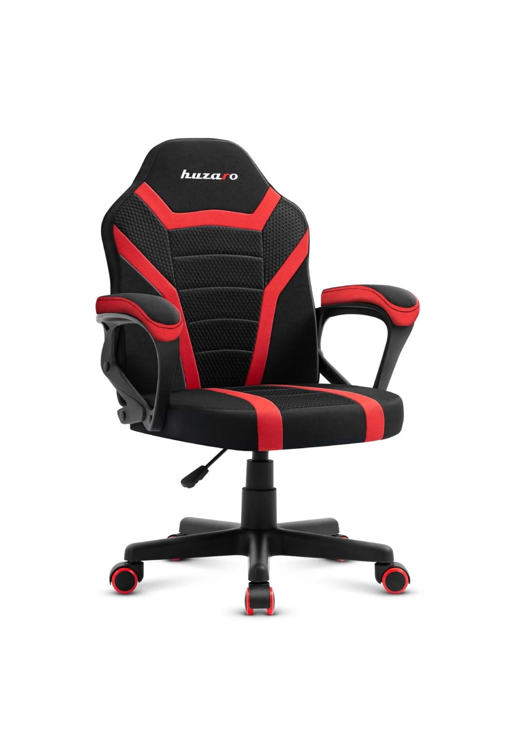 Žaidimų kėdė vaikams Huzaro Ranger 1.0, Juodos/Raudonos spalvos