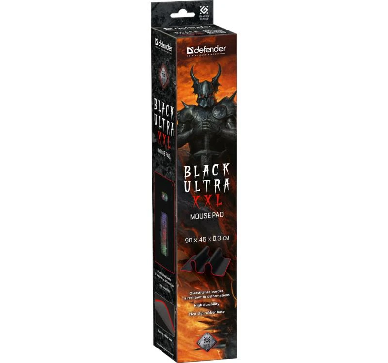 Kilimėlis Defender Juodas Ultra XXL (50564) padėklas