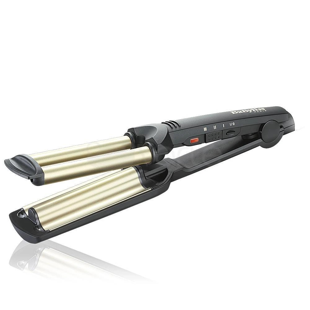 BABYLISS Hair Suktukas C260E Easy wave plaukų garbanojimo geležis Keraminė šildymo sistema, Statinės skersmuo 15 mm, Temperatūra (min) 160 °C, Temperatūra (maks.) 200 °C, Šildymo lygių skaičius 3, 60 W, Juodas, Taip, Taip