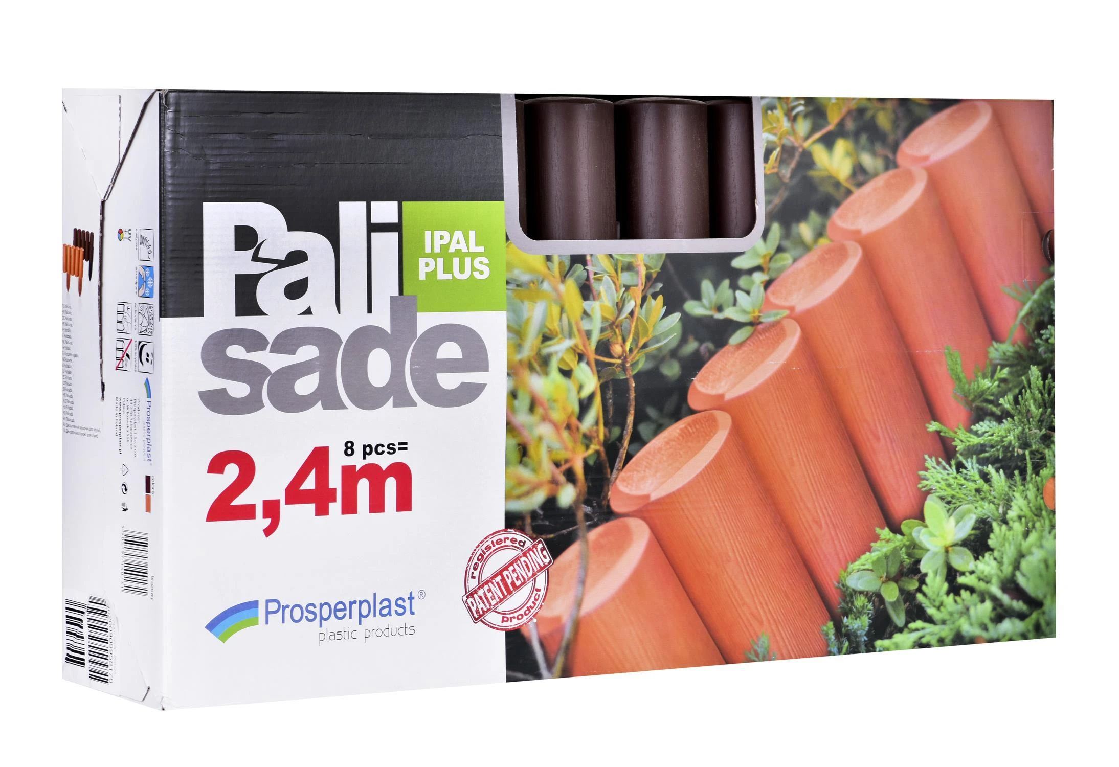 PROSPERPLAST PALISADA OGRODOWA PLUS BRĄZ 2,35m