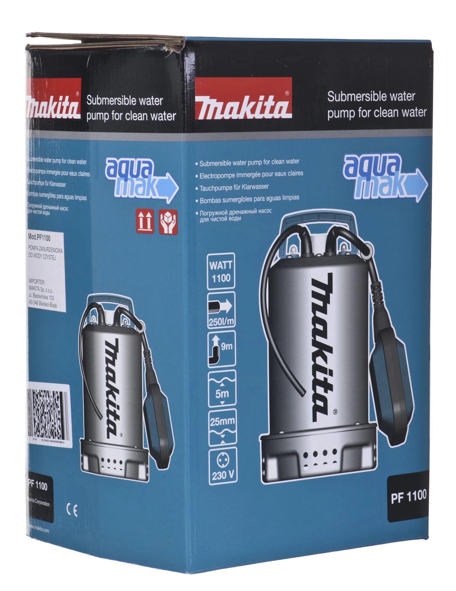 Panardinamas vandens siurblys PF1100 Makita
