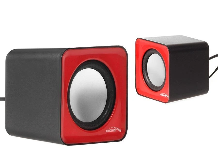 Kompiuterio kolonėlės Kompiuteriniai garsiakalbiai Audiocore AC870R, raudona
