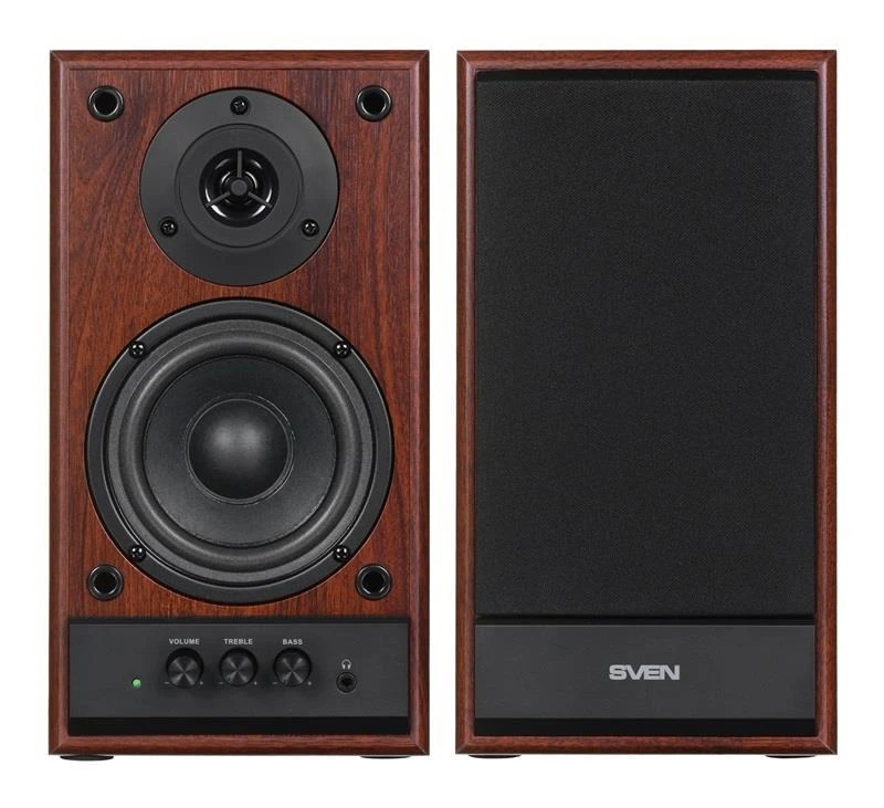 Kompiuterio kolonėlės Multimedija – garsiakalbis SVEN SPS-702 (Stereo, 40W, 40Hz-22Hz, Medinis)