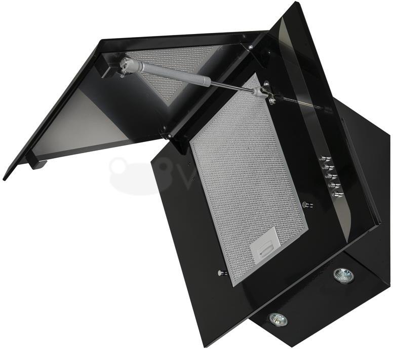 Cooker hood chimney AKPO WK-4 GRAND 50 JUODA ECO (410,8 m3/h, 500mm, juodos spalvos)