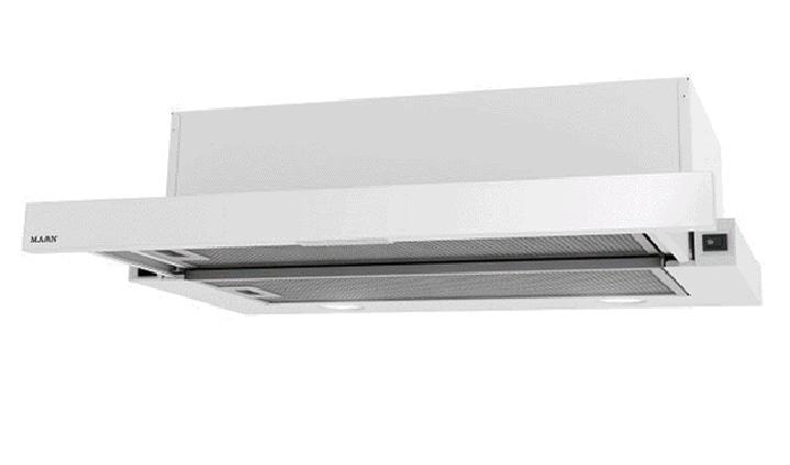 Teleskopinis gaubtas MAAN Corona G 60 315 m3/h, Baltas