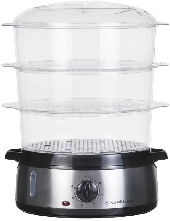 Garų puodas RUSSELL HOBBS Cook@Home 19270-56 steam cooker 9 l 800 W Sidabrinis, Juodas