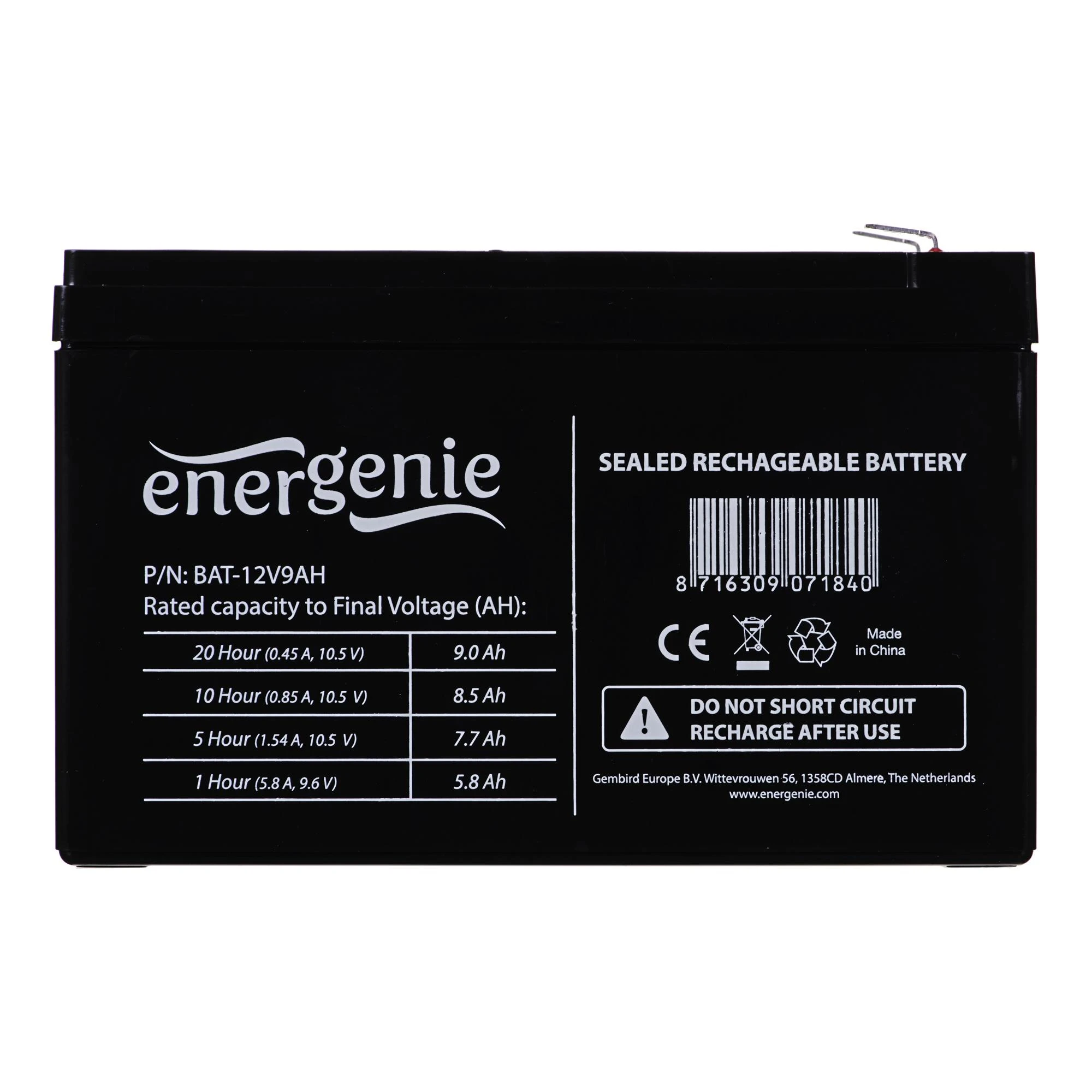 Gembird EnerGenie | 9 Ah VA