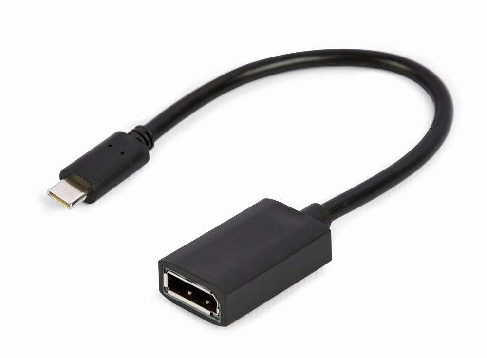 GEMBIRD USB Type-C į DisplayPort adapterio laidas 4K 15cm juodas