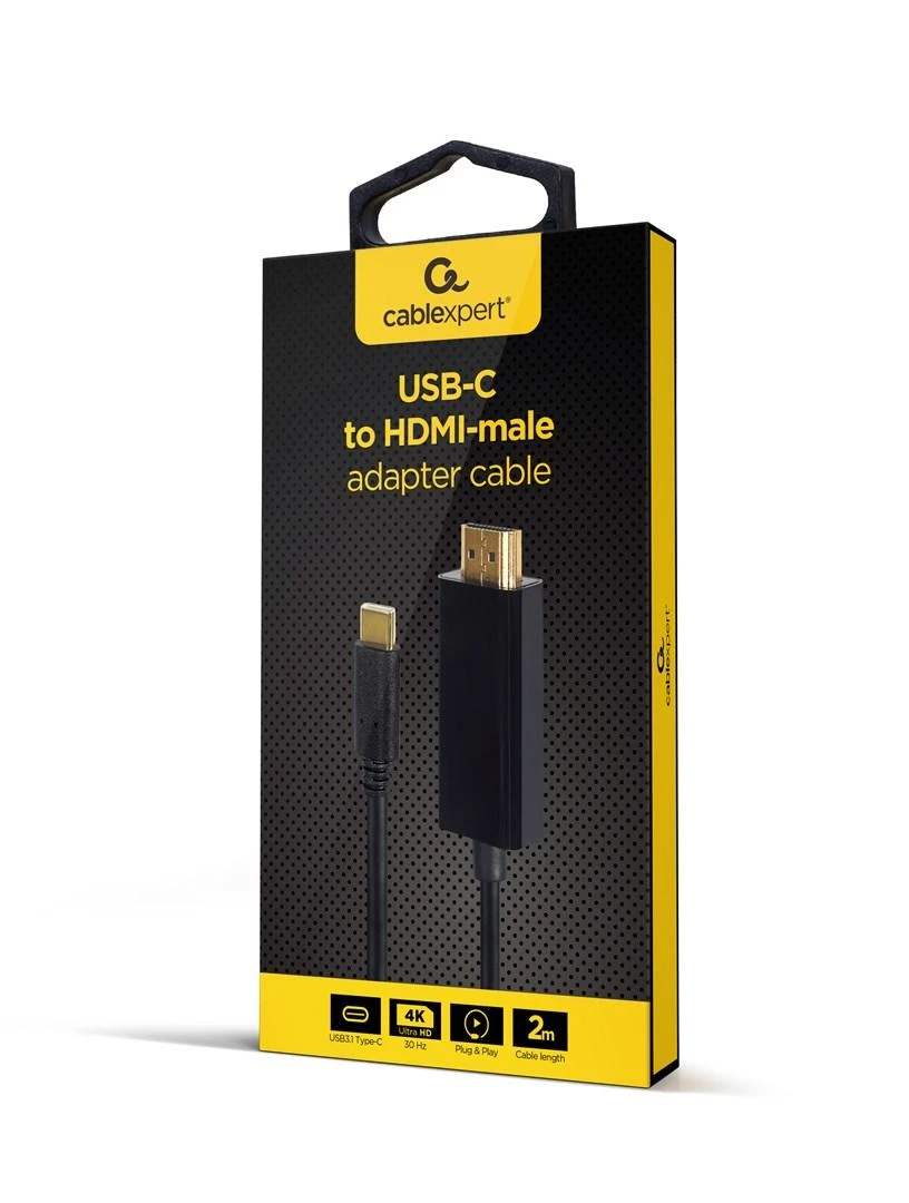 Cablexpert USB-C - HDMI kabelis pakuotėje