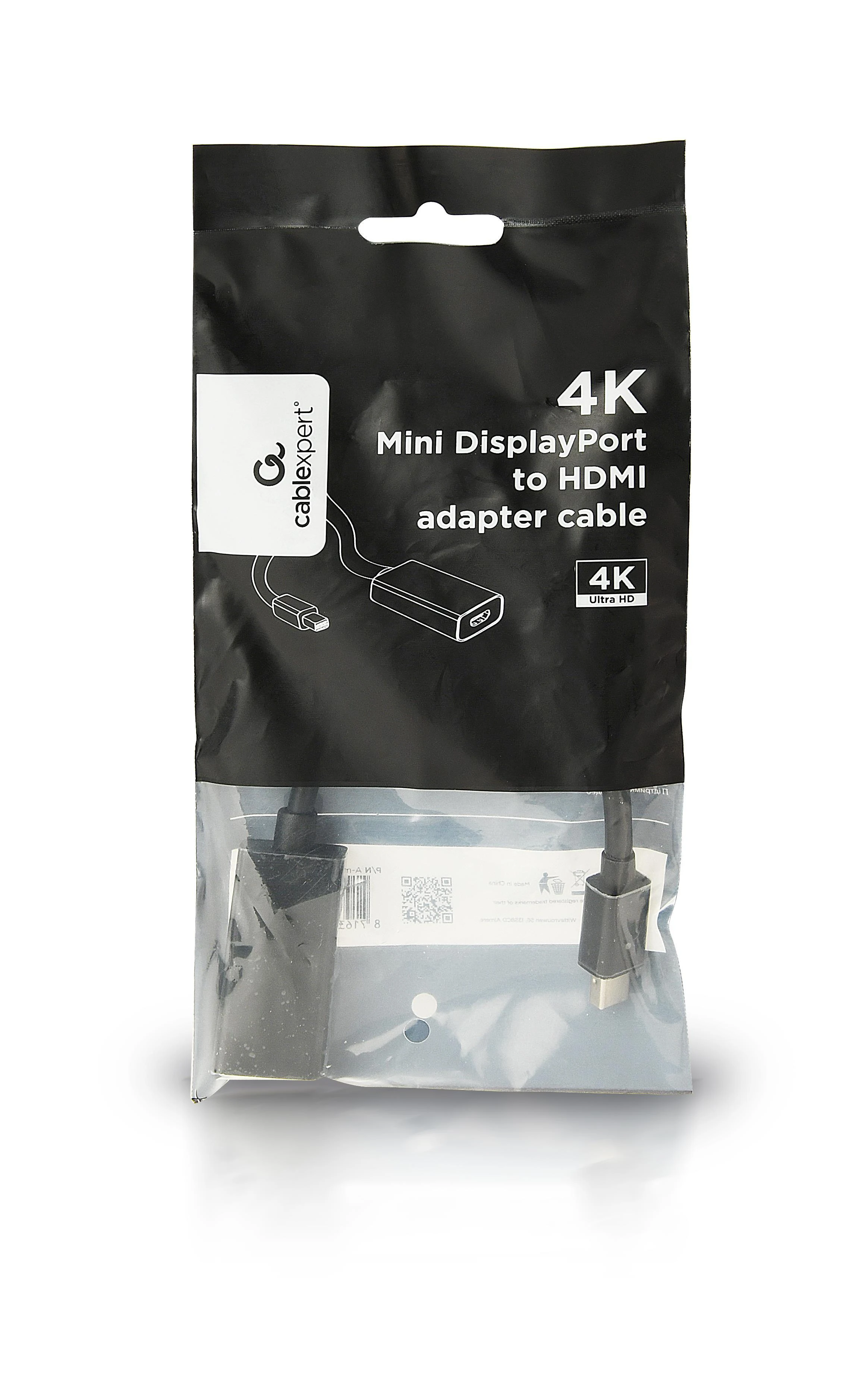 Gembird Mini DisplayPort į HDMI laidas pakuotėje