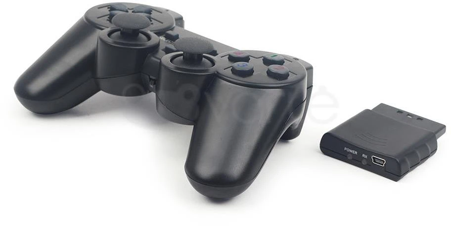 GEMBIRD JPD-WDV-01 Gembird Wireless dvigubos vibracijos žaidimų pultelis, PS2/PS3/PC JPD-WDV-01