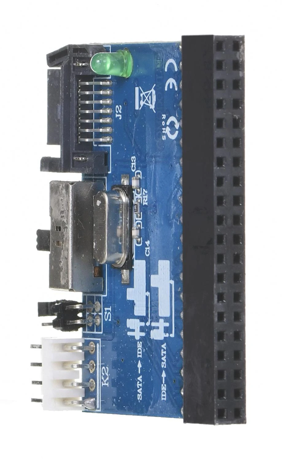 Gembird dvikryptis adapt.IDE-SATA3.5