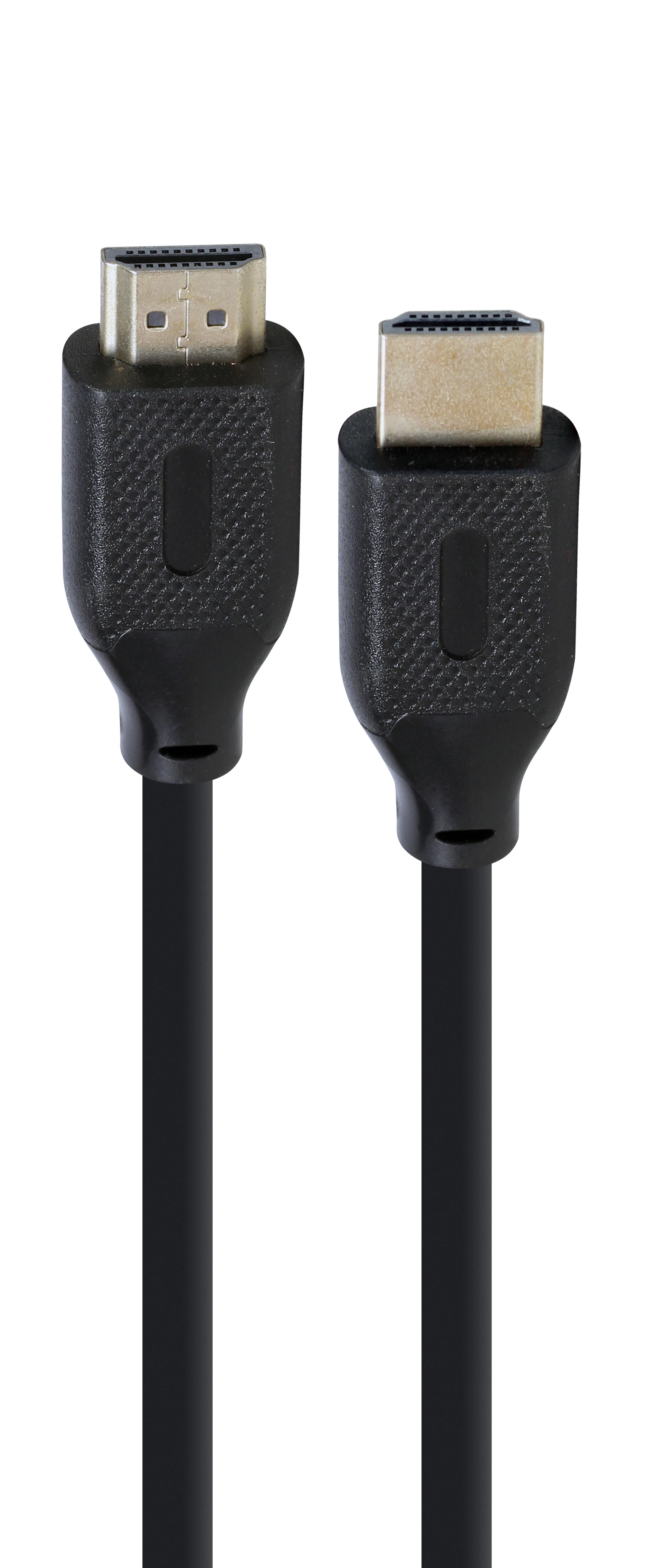 HDMI laido jungtys su juodais antgaliais