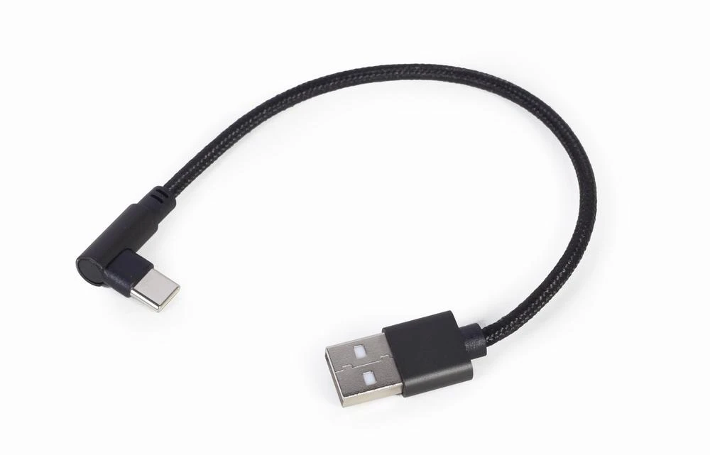 Gembird | Kampinis USB Type-C įkrovimo ir duomenų kabelis | CC-USB2-AMCML-0,2M