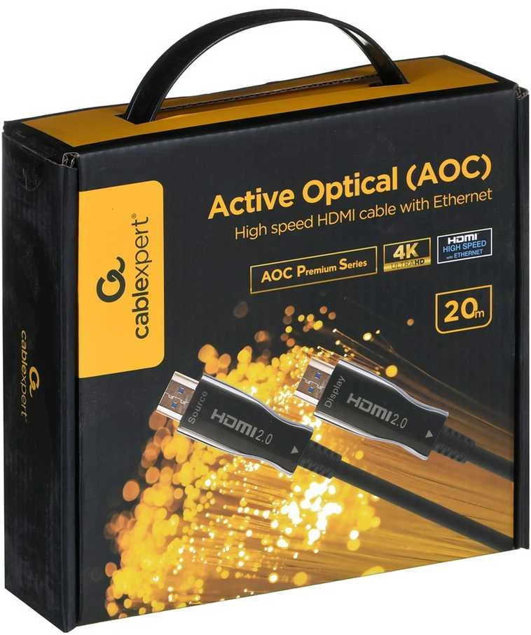 GEMBIRD Active Optical AOC Didelės spartos HDMI laidas su Ethernet AOC Premium Series 20m