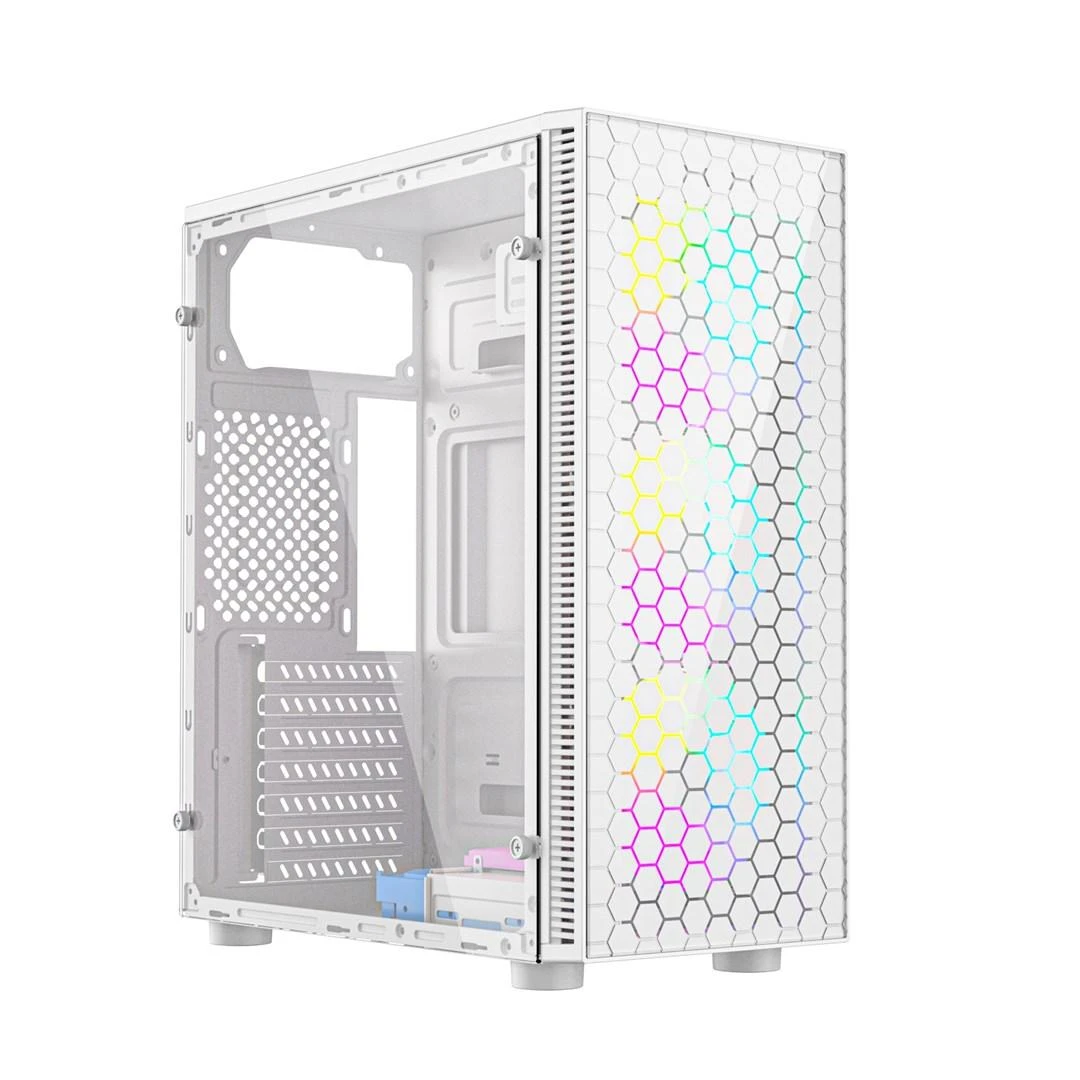 GEMBIRD Gaming ARGB dėklas Fornax 500 baltas