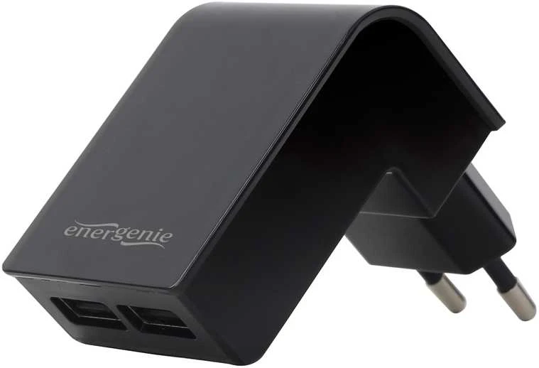Gembird „EnerGenie“ | 2 prievadų USB automobilinis įkroviklis | EG-U2C2A-CAR-02