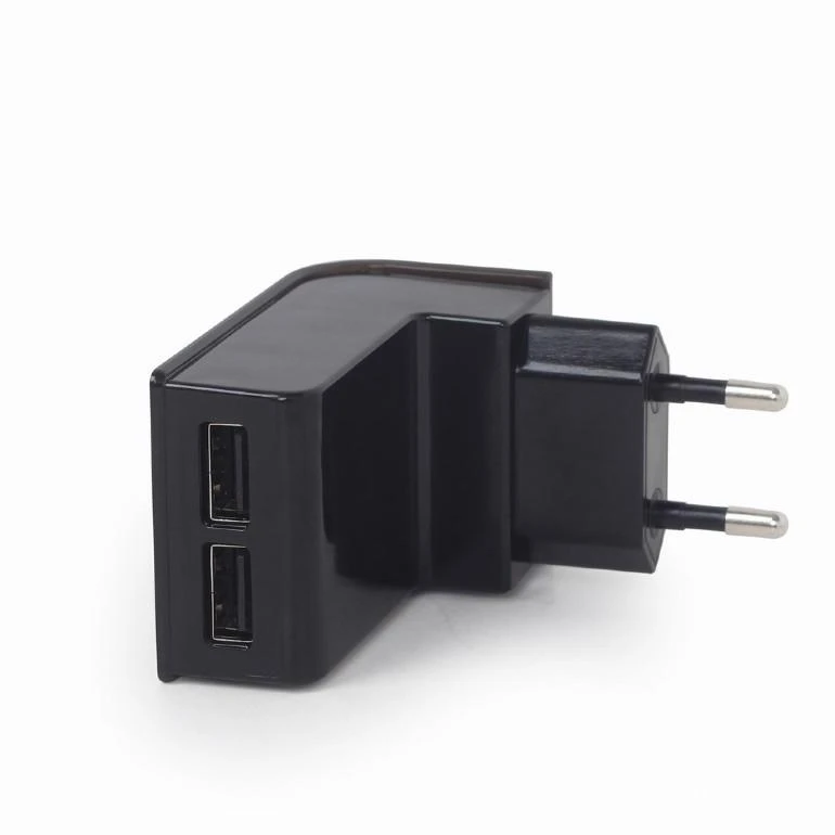 Gembird „EnerGenie“ | 2 prievadų USB automobilinis įkroviklis | EG-U2C2A-CAR-02